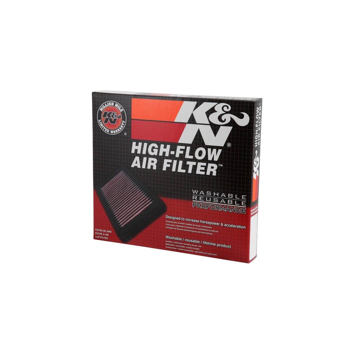 Porsche 914 924 K&N Air Filter, Panel, AC129KN332003 New