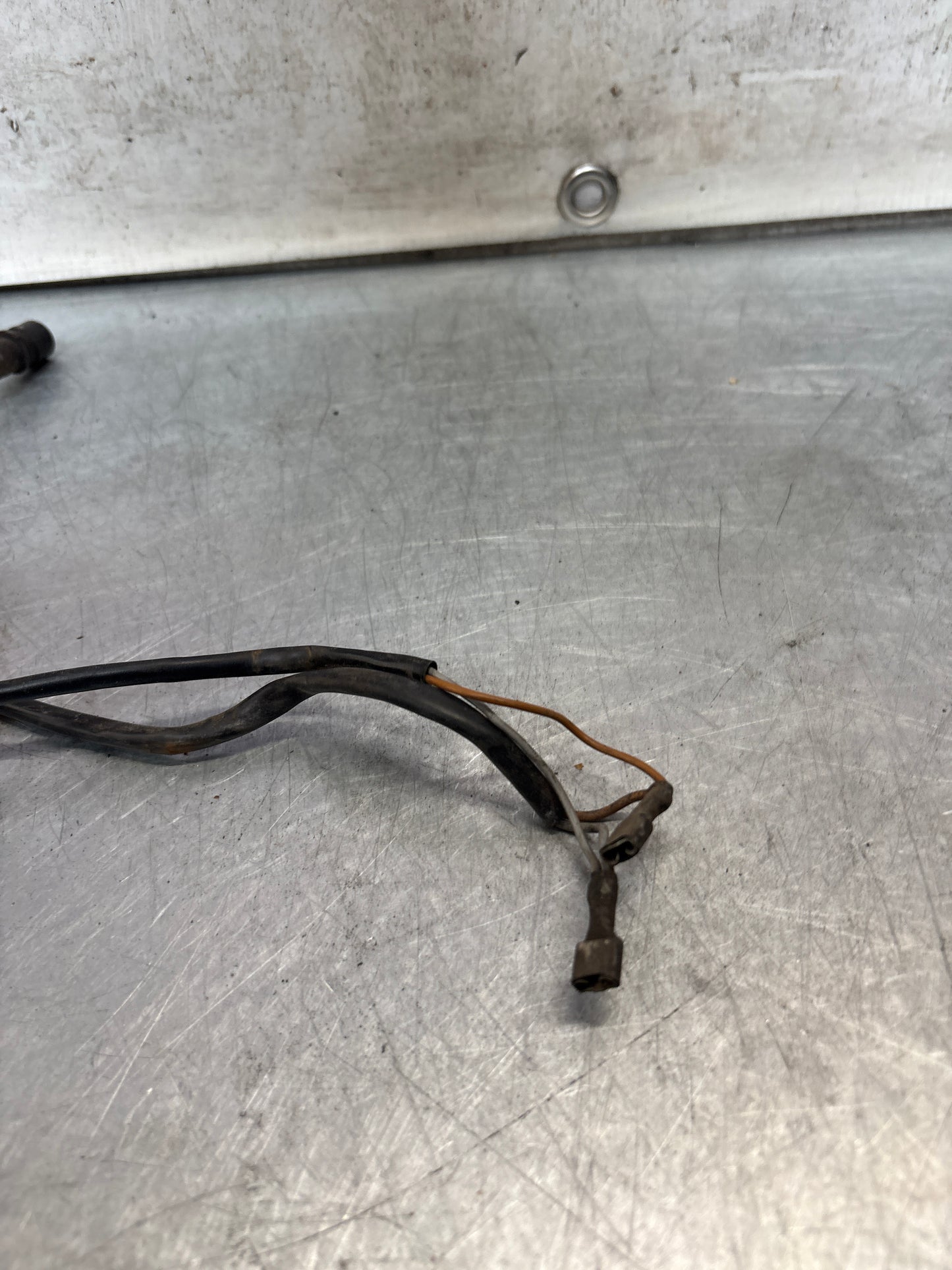 Porsche 928 84-88 rear license plate light, wiring harness loom, used 92861203901