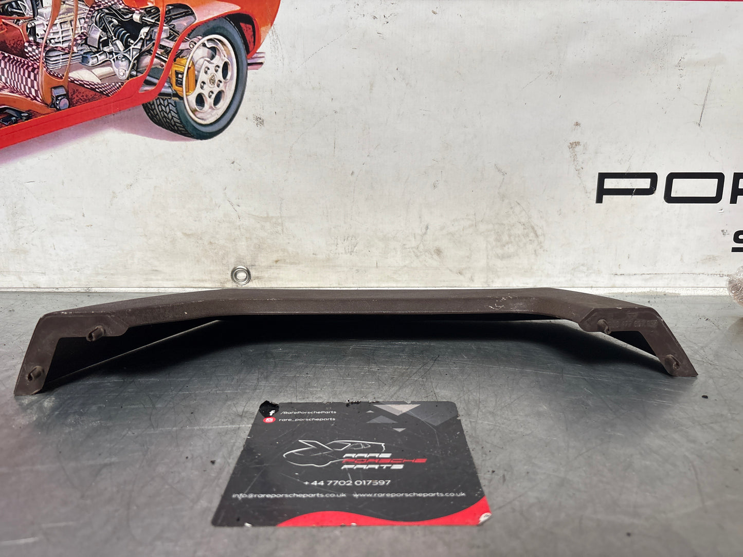 Porsche 924 left early brown door pockets, used  477867133