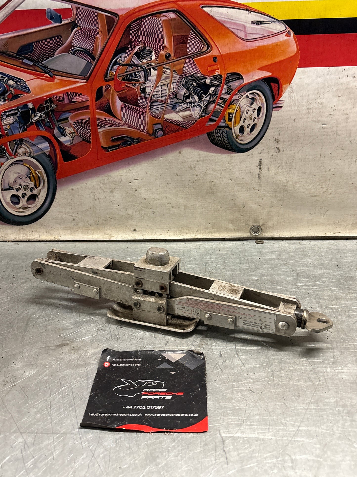 Porsche 944 / 944 Turbo spare tire jack lift, used