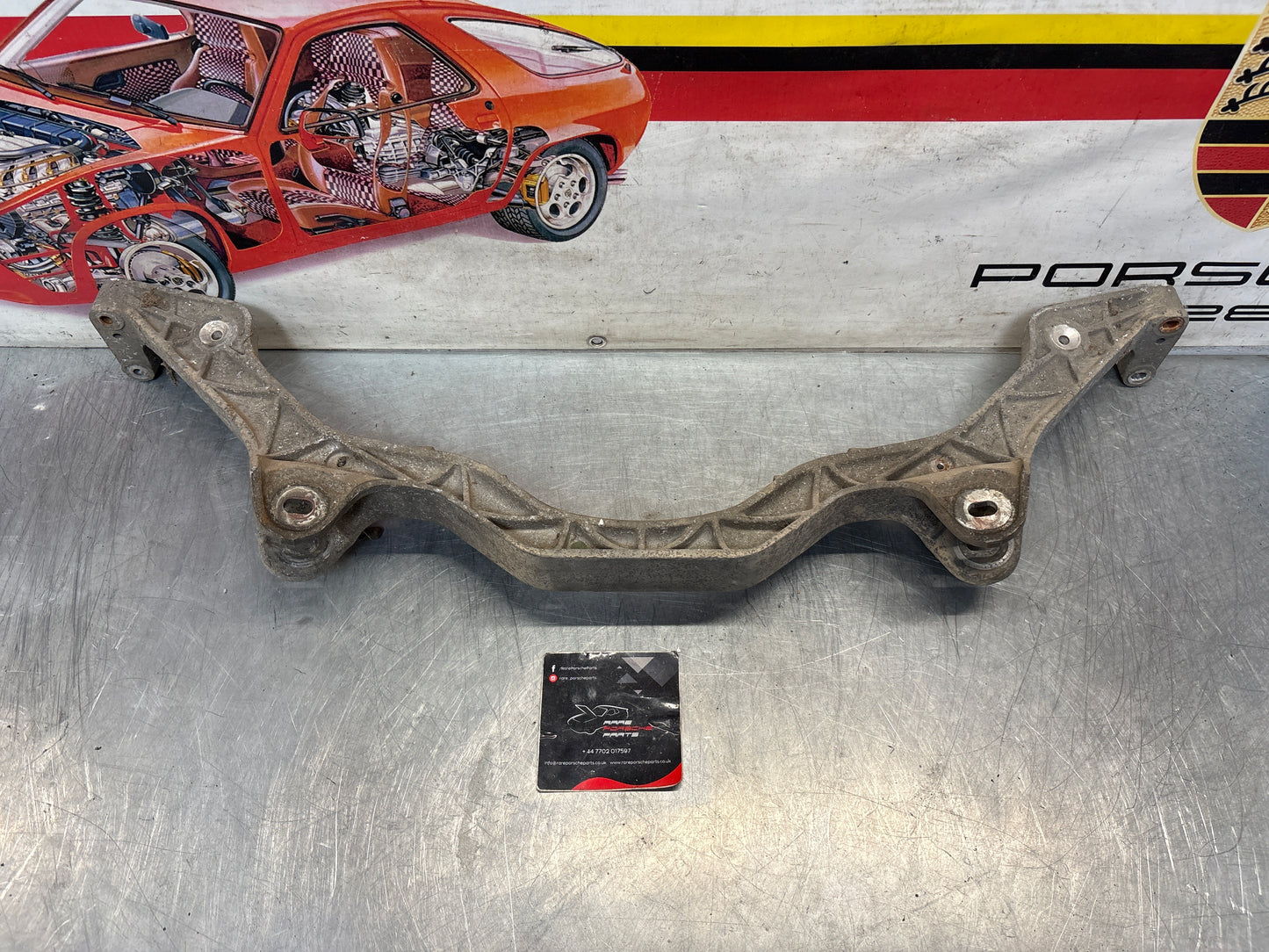 Porsche 928 rear gearbox subframe, used 92833113114