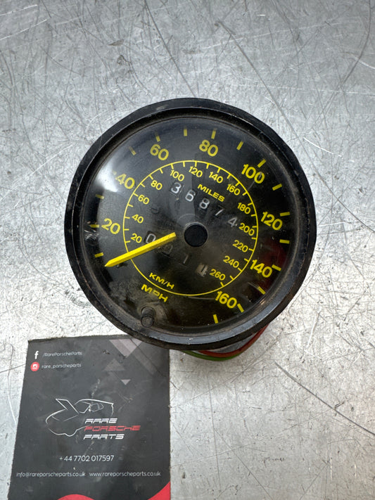 Porsche 944 speedometer showing 36874 miles 94464103600 used