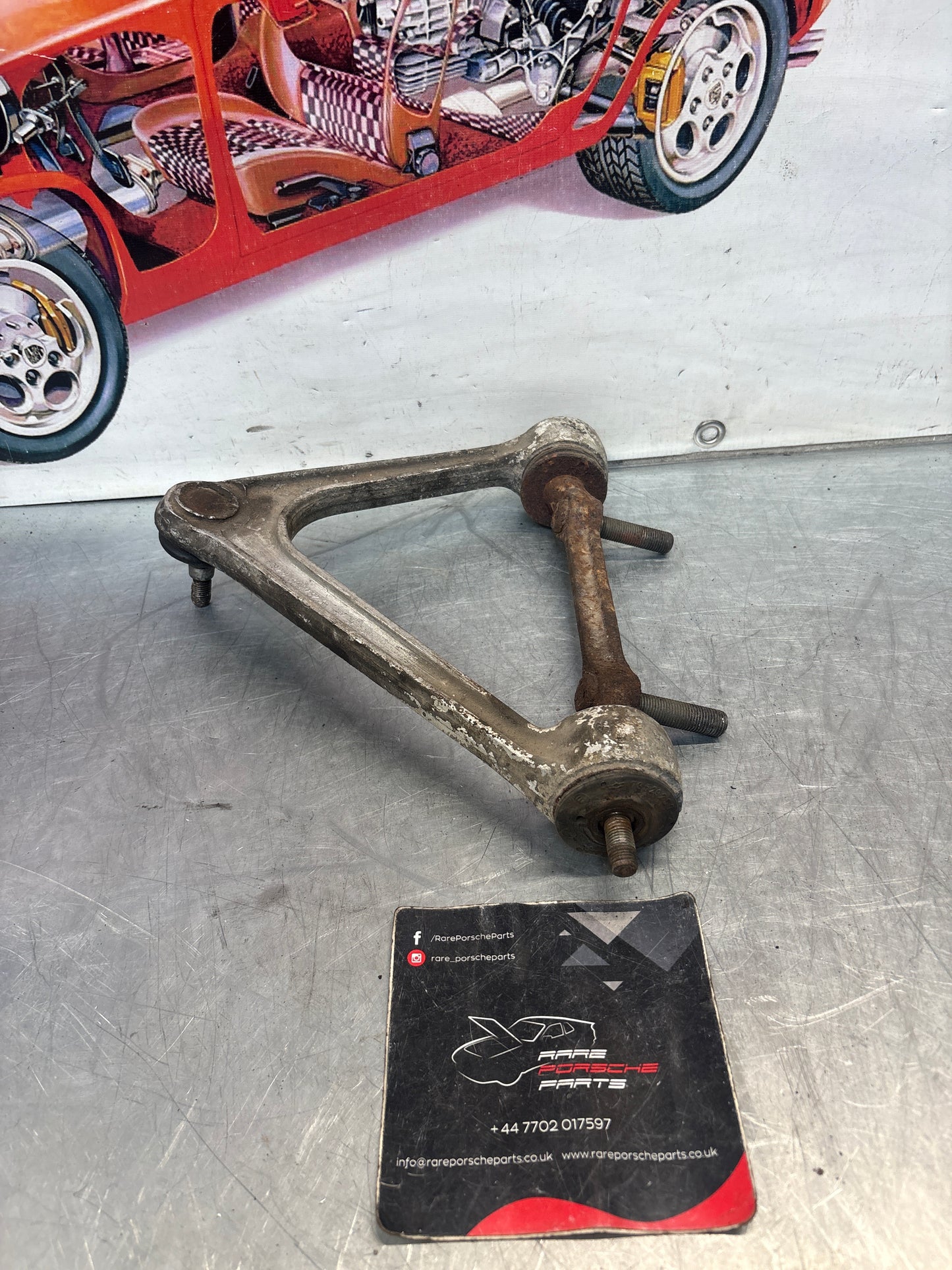 Porsche 928 S4 Upper front right wishbone, used 92834103231