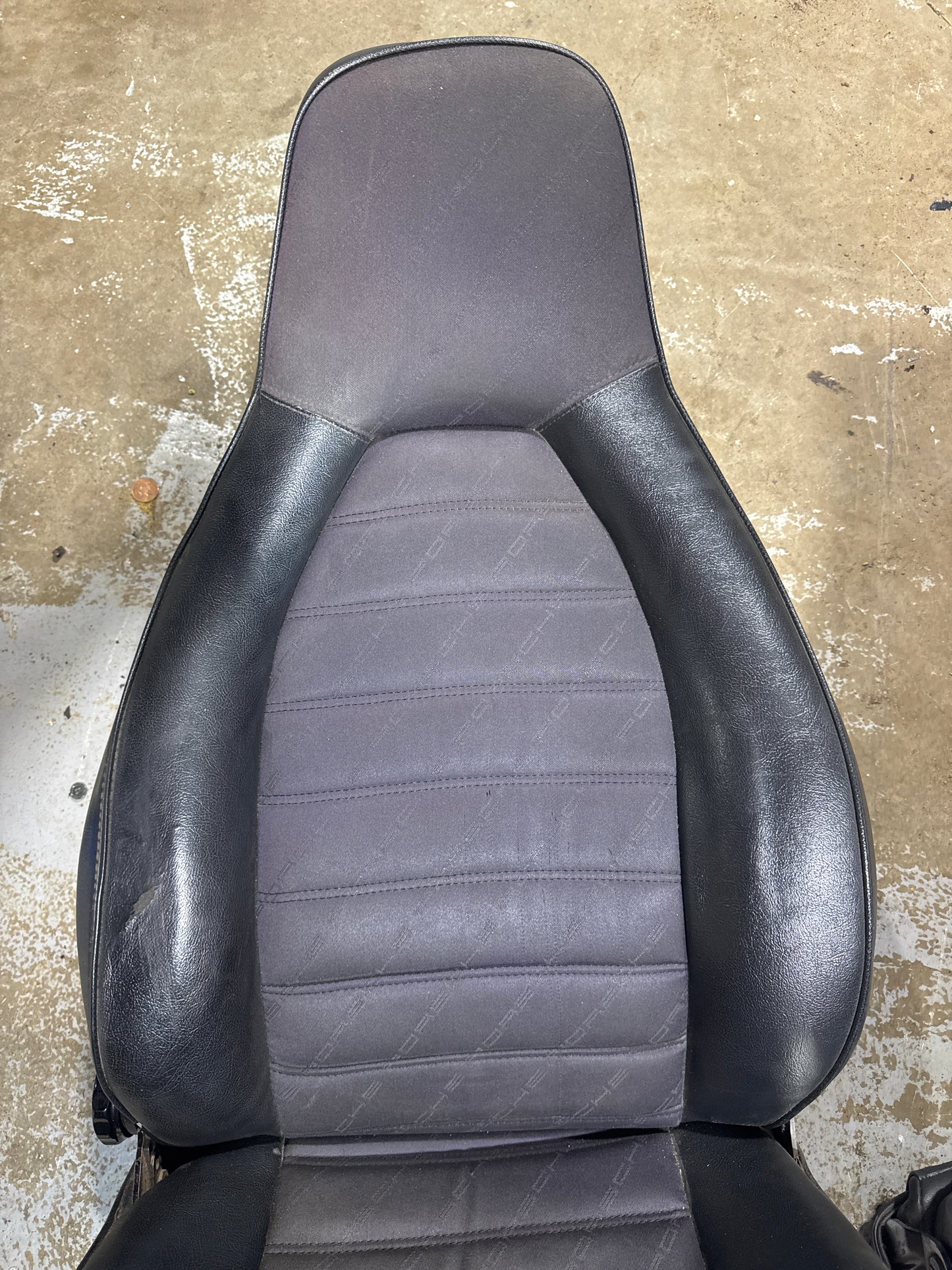 Porsche 924 / Early 944 Porsche Script seats, Pair. Used.