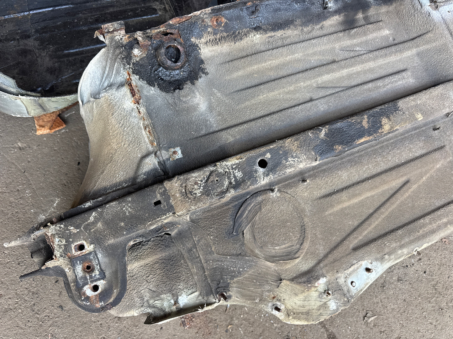 Porsche 944 S2 floor pan left  side 94450150100 spares or repair RHD