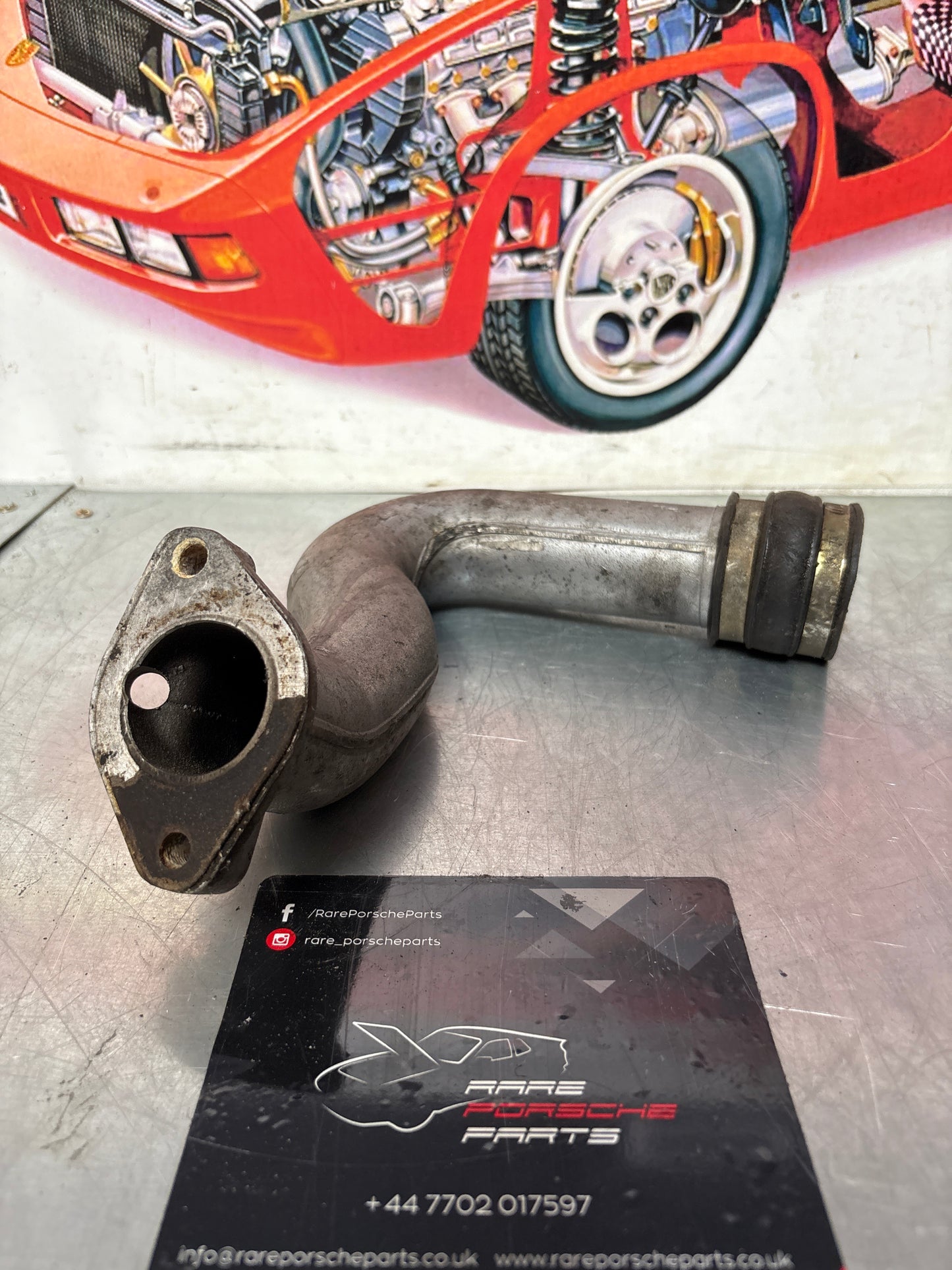 Porsche 928 S air intake manifold, used 9281102160R