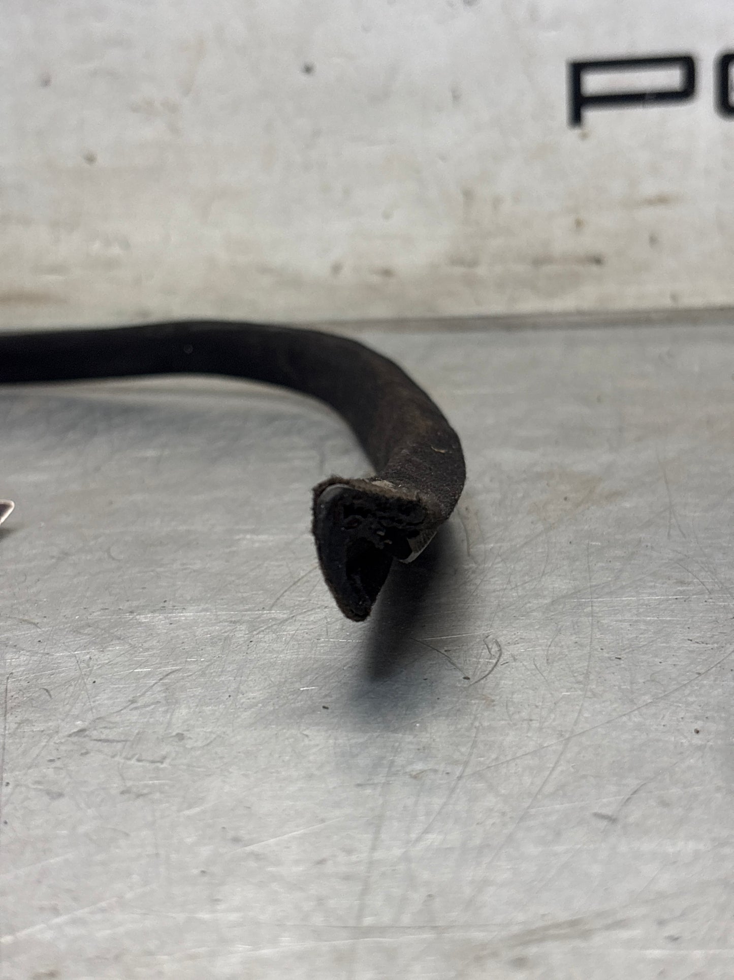 Porsche 928 Right side B pillar frame seal, used 92855558002