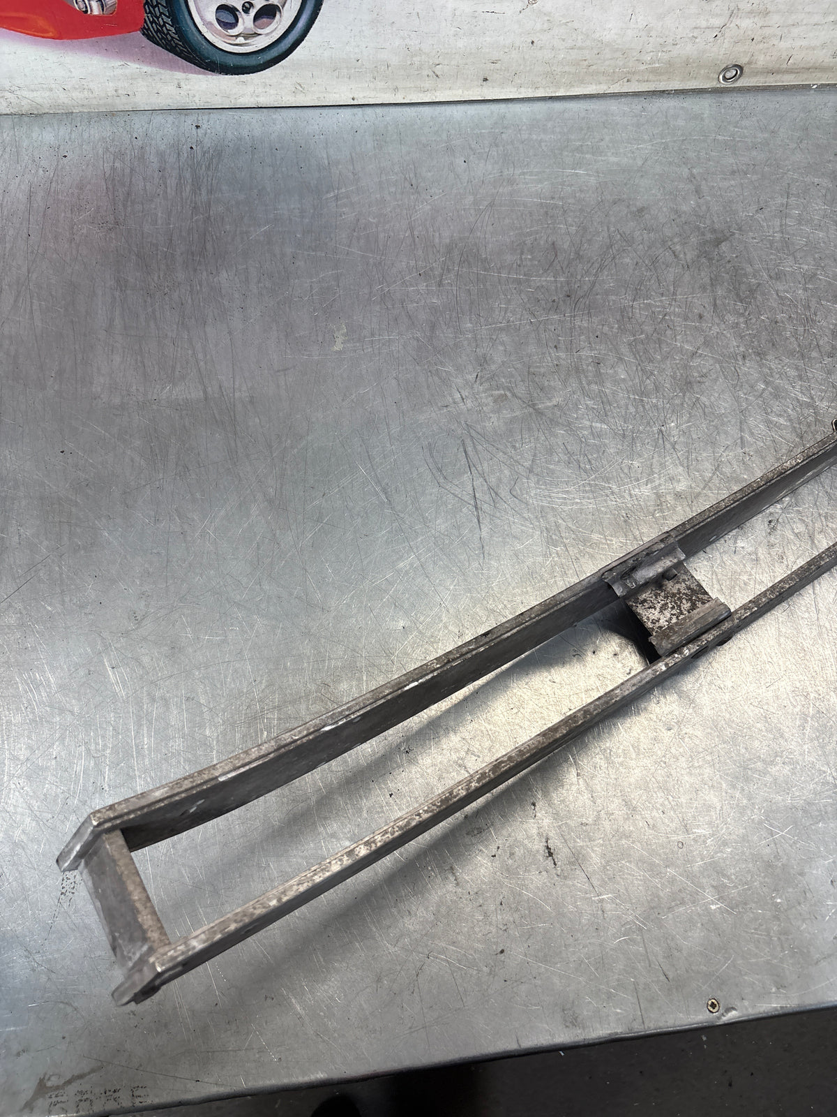 Porsche 944 S2 / turbo front bumper reinforcement panel support, 95150501000 for spares or repair