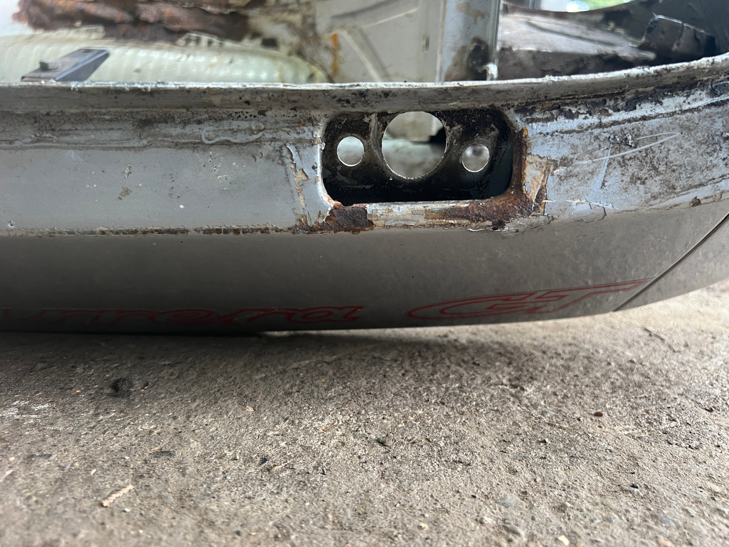 Porsche 924  rear panel cut used