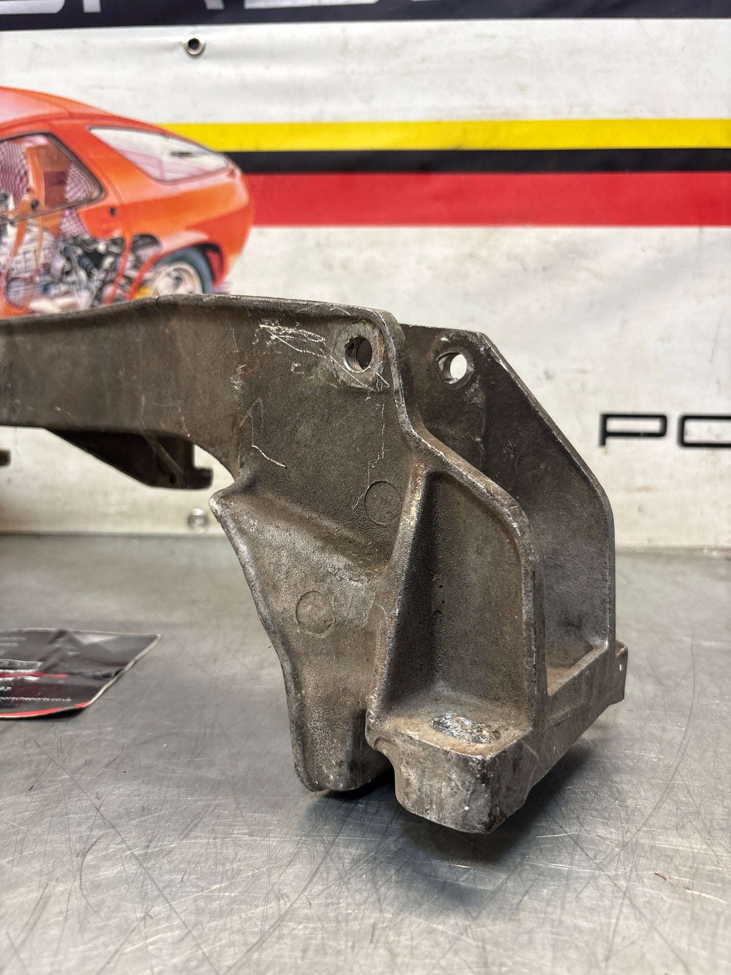 Porsche 944 Engine subframe bracket, used 94434110301