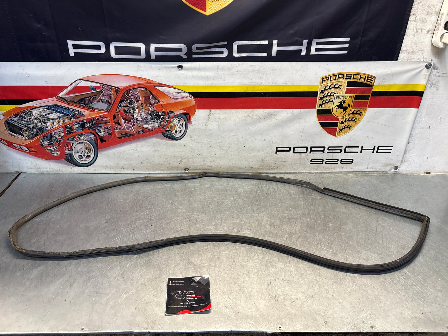 Porsche 924 / 944 right door seal, used 94453709200
