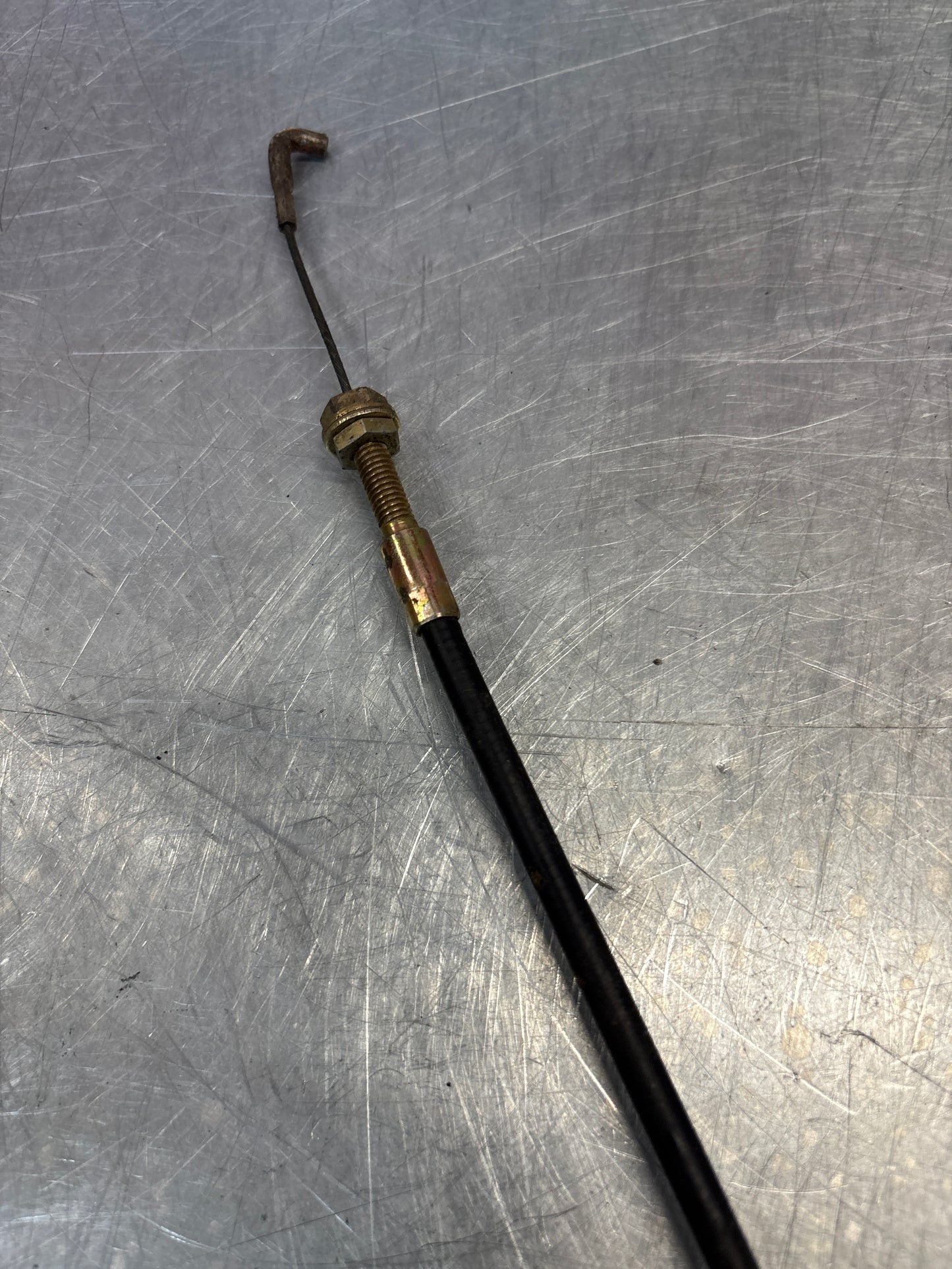 Porsche 924/944 tailgate locking release cable with rod 94451209702, used early type