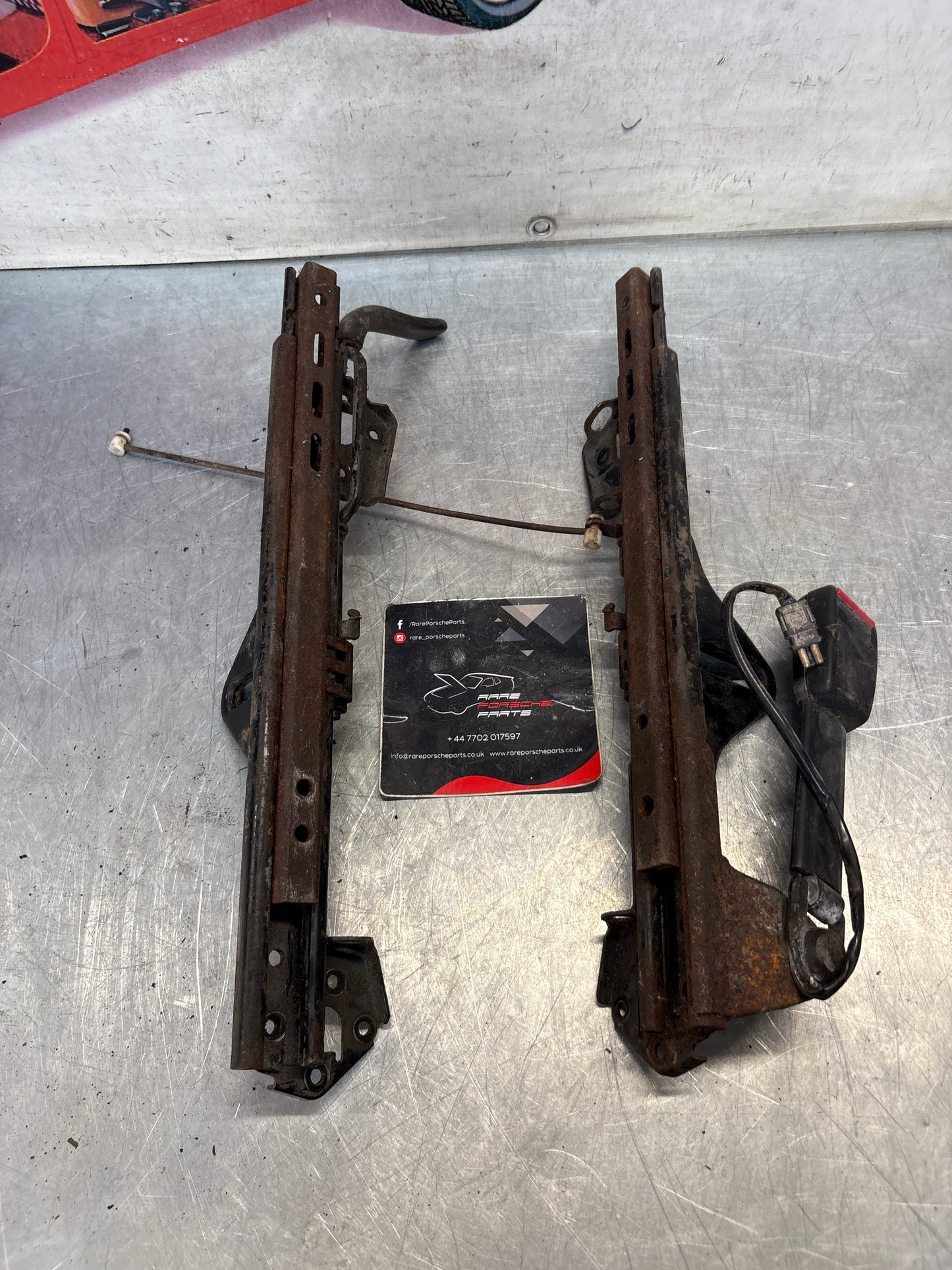 Porsche 944 968 right front electric seat runners