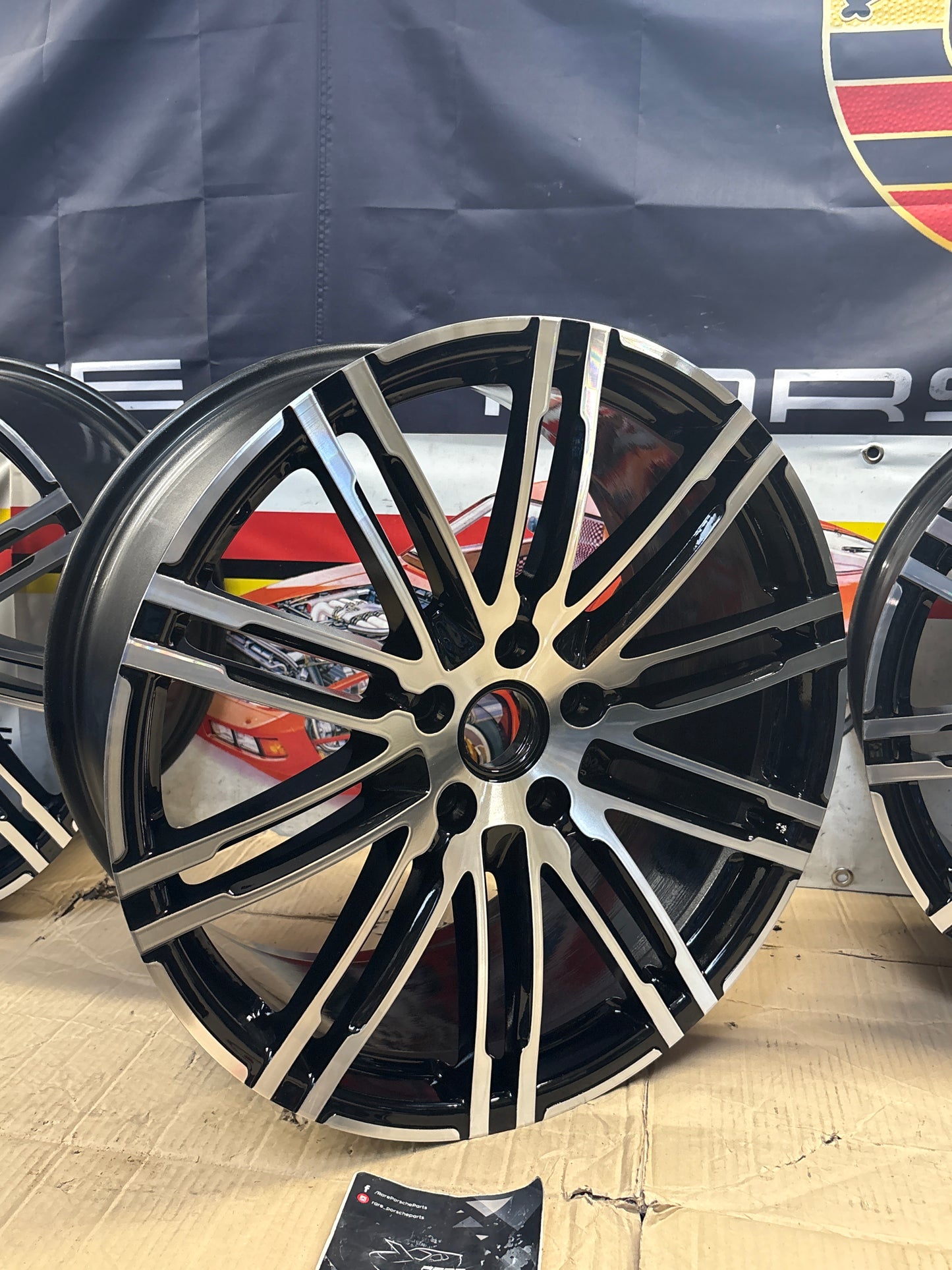 Porsche Cayenne 21-inch wheel set 92A Turbo III wheel 7P5601025AE, refurbished