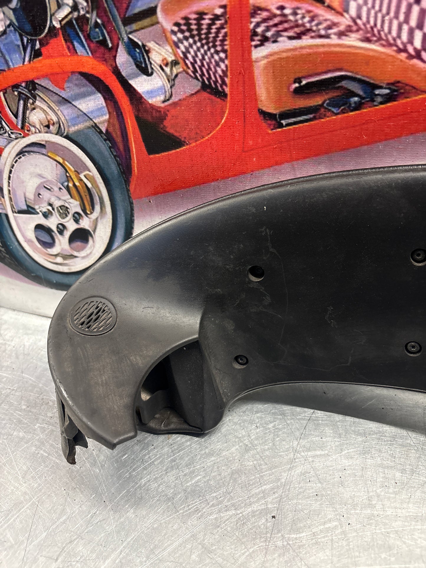 Porsche Boxster 986 dashboard cluster trim,black used 98655205500 / 98655205501