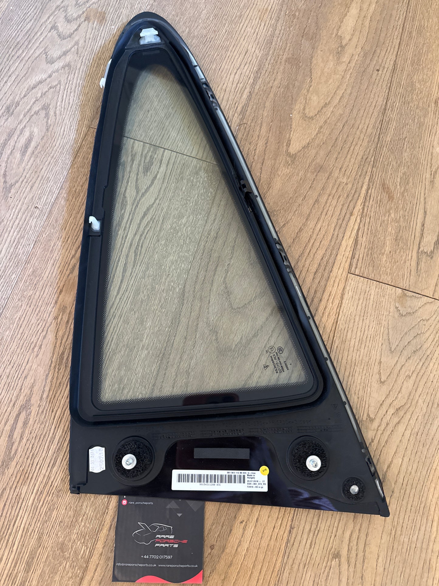 Porsche 991 Turbo side window 9915431128003C New Genuine without box