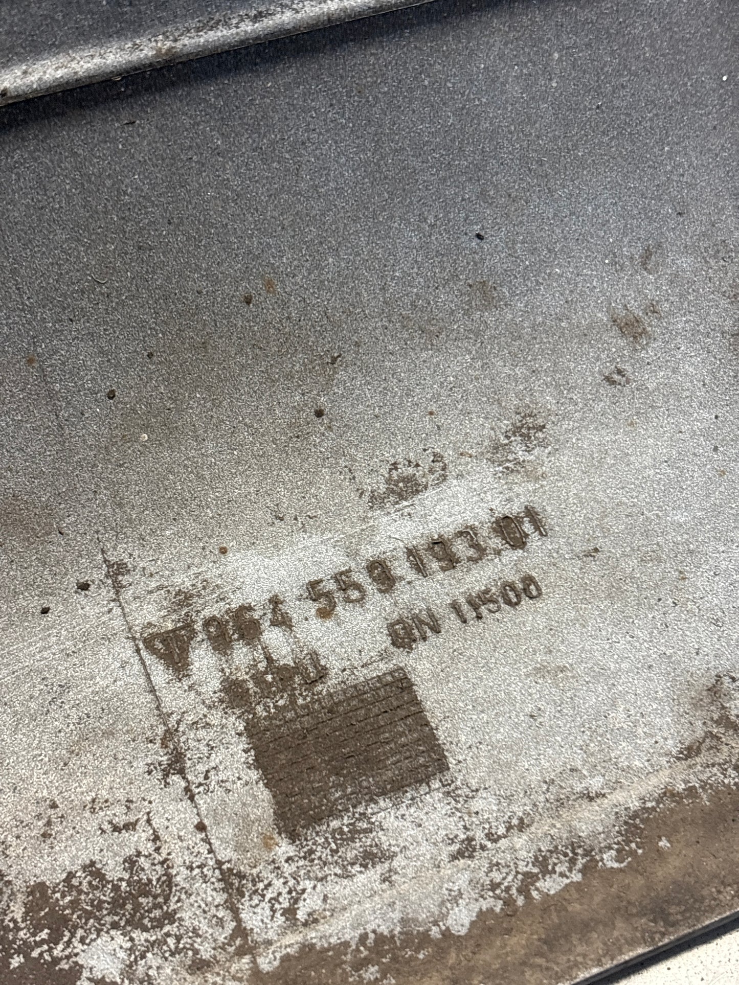 Porsche 911 964 left side sill cover, used 96455919301