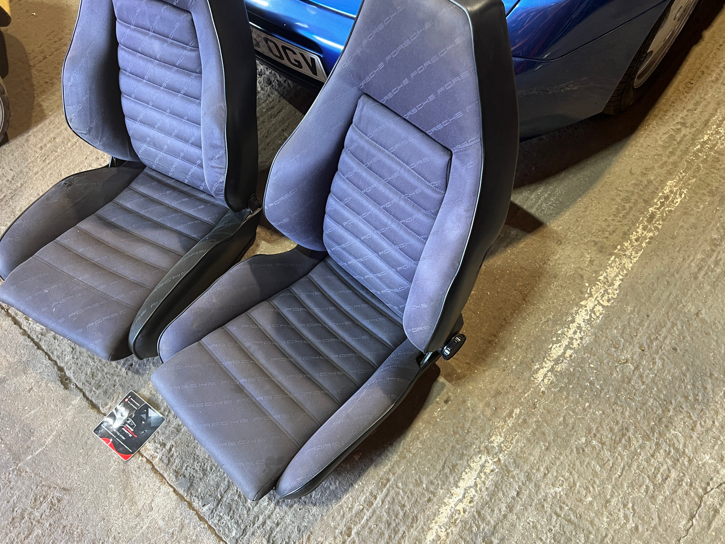 Porsche 924 / early 944 pair of Recaro sport seats, early type, used front seats only