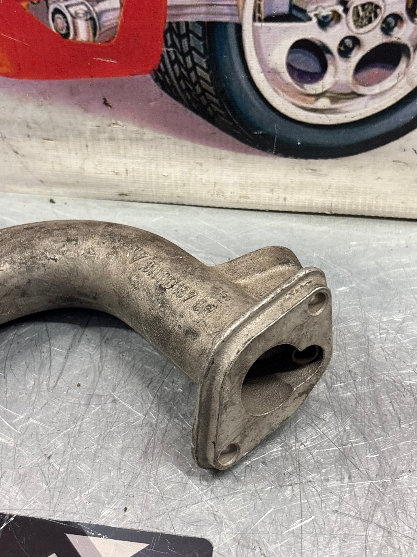 Porsche 911 intake manifold pipe, used 9111101670R