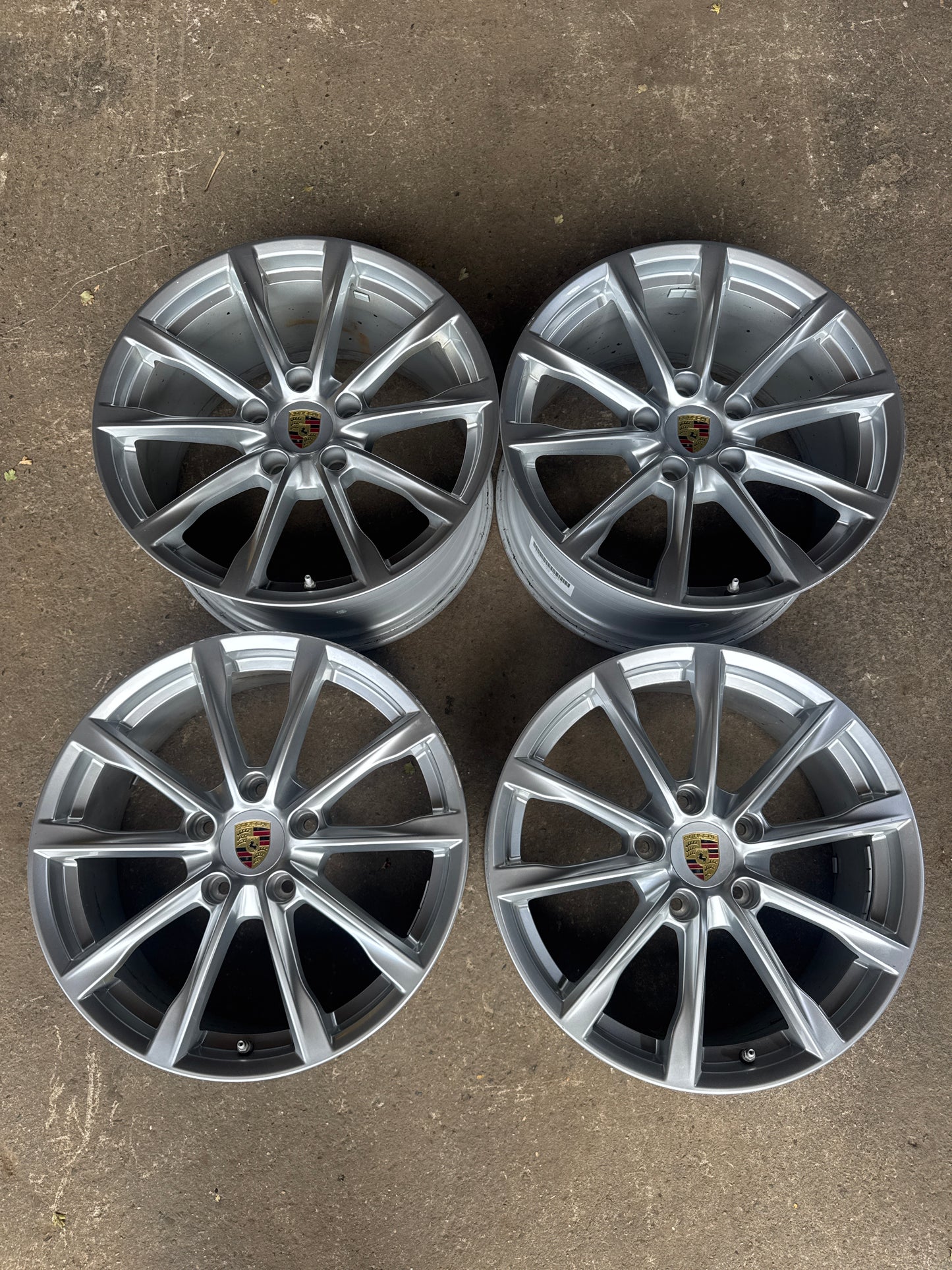Set of Porsche Boxster 982 19” Wheels, used 982601025 982601025A