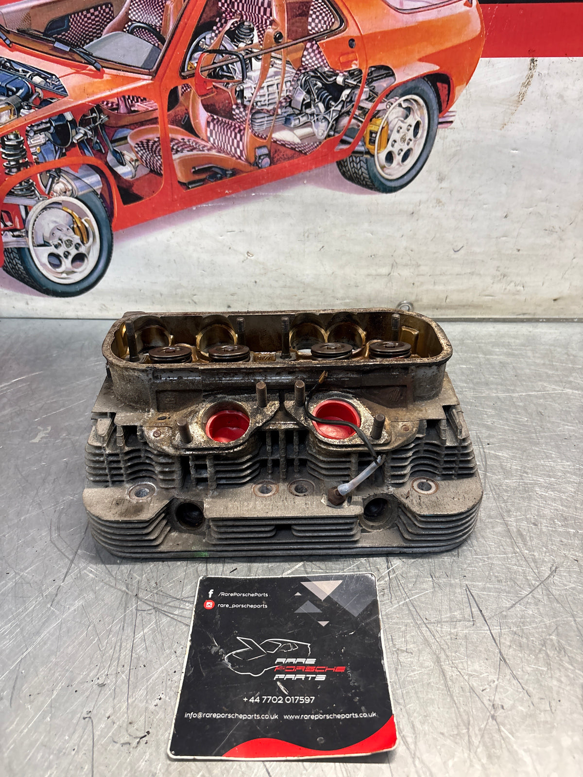 Porsche 914, cylinder head, used 021101371S