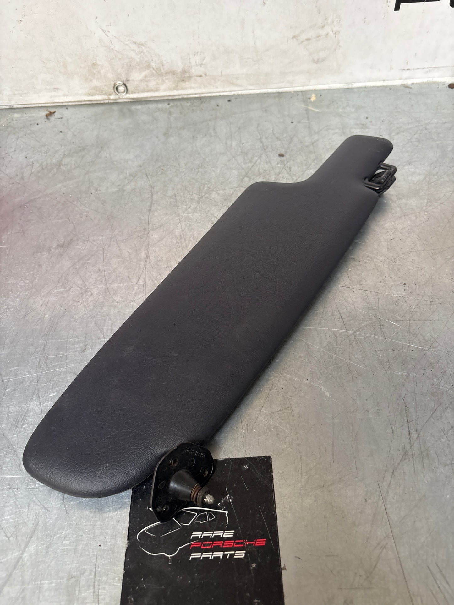 Porsche 928 Marine blue sun visor with mirror, used left 92873123702