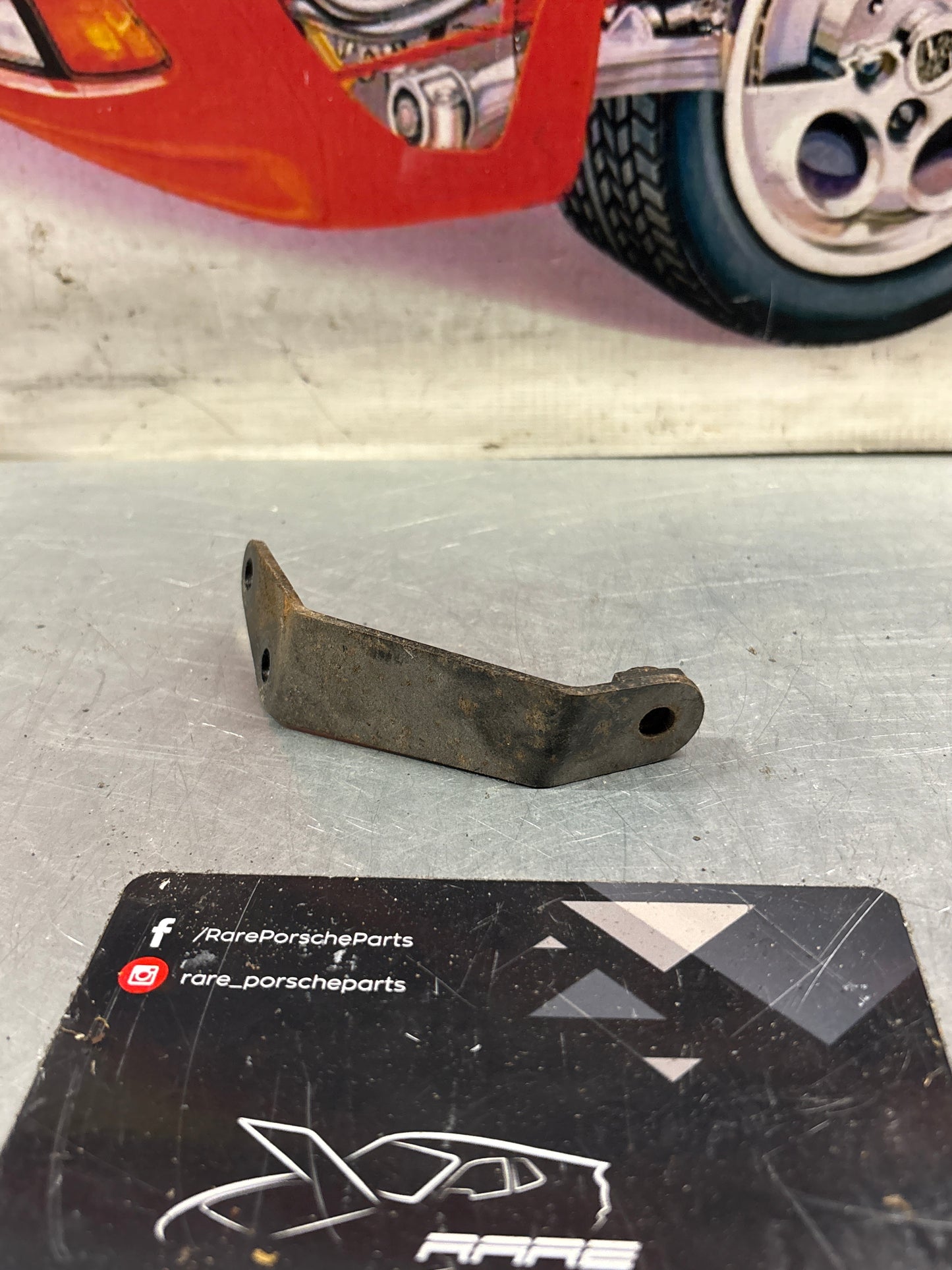 Porsche 924/944 intake manifold support bracket, used 047133093A