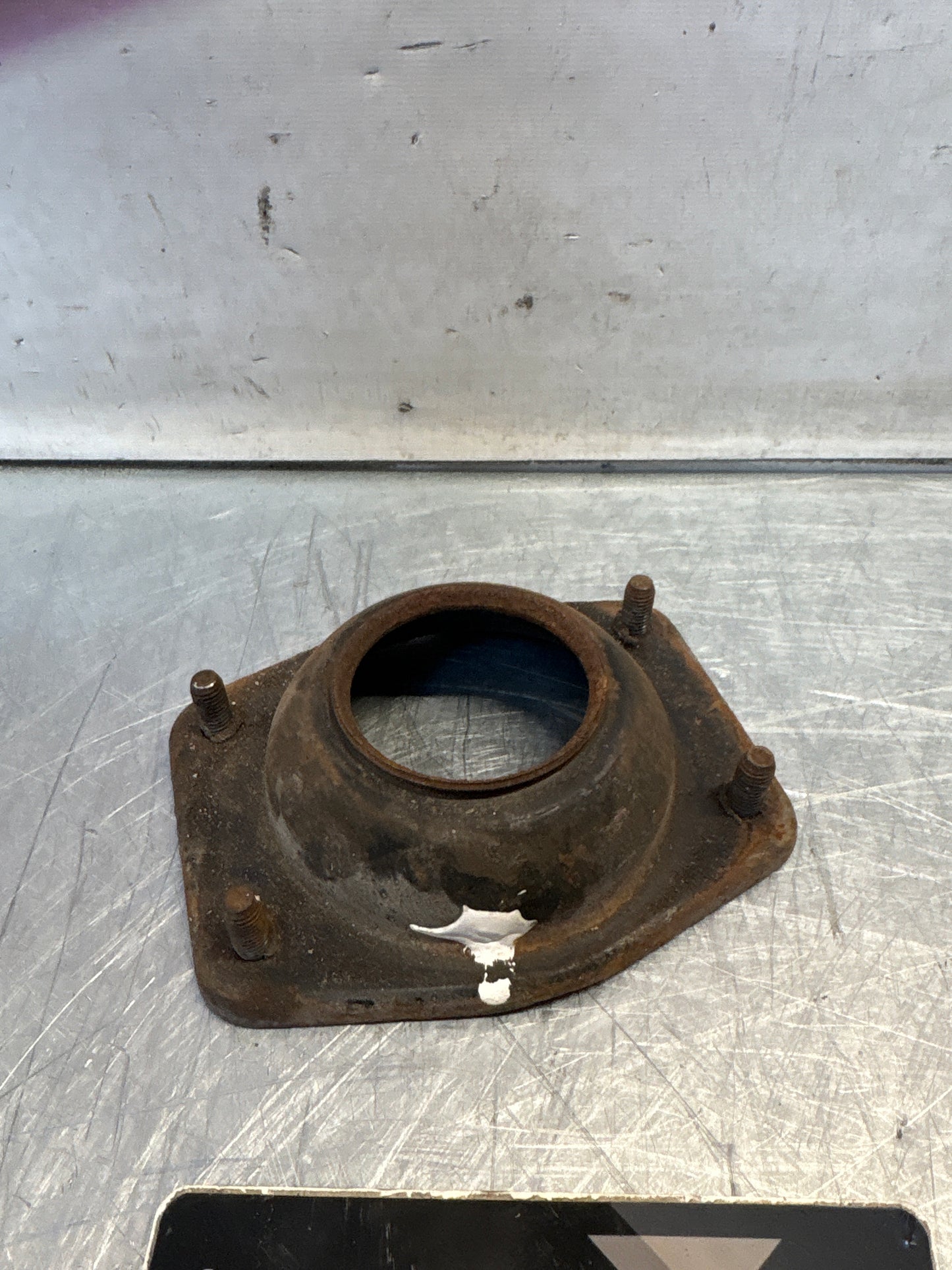 Porsche 924 / 944 front suspension bearing flange, 477412345, used