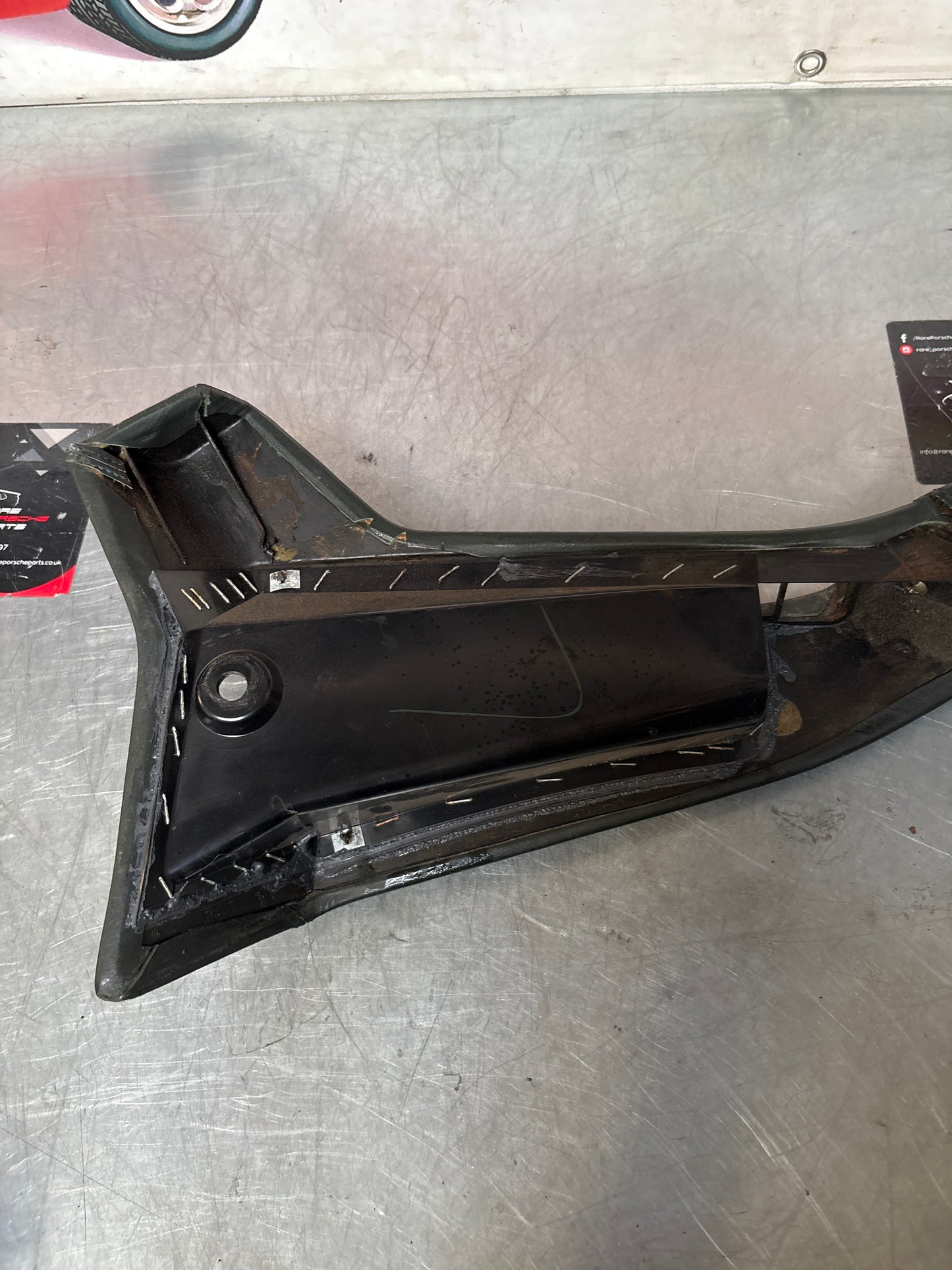 Porsche 928 Green door armrest, left, off side, 92855510103, used