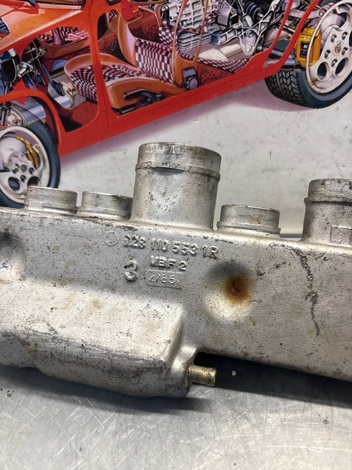 Porsche 928 Intake Manifold, used 9281105531R