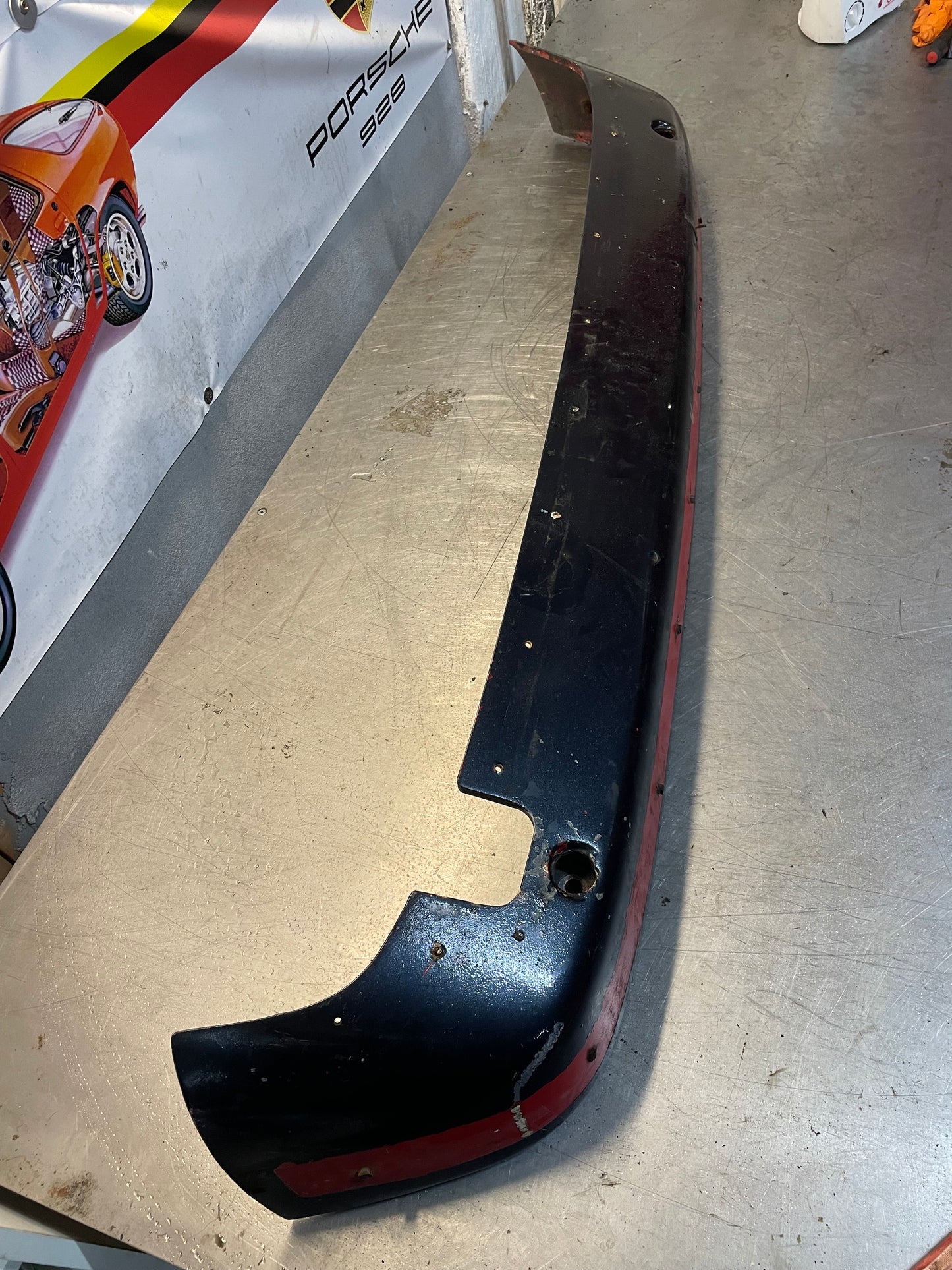 Porsche 924/924S rear bumper, used 477807313