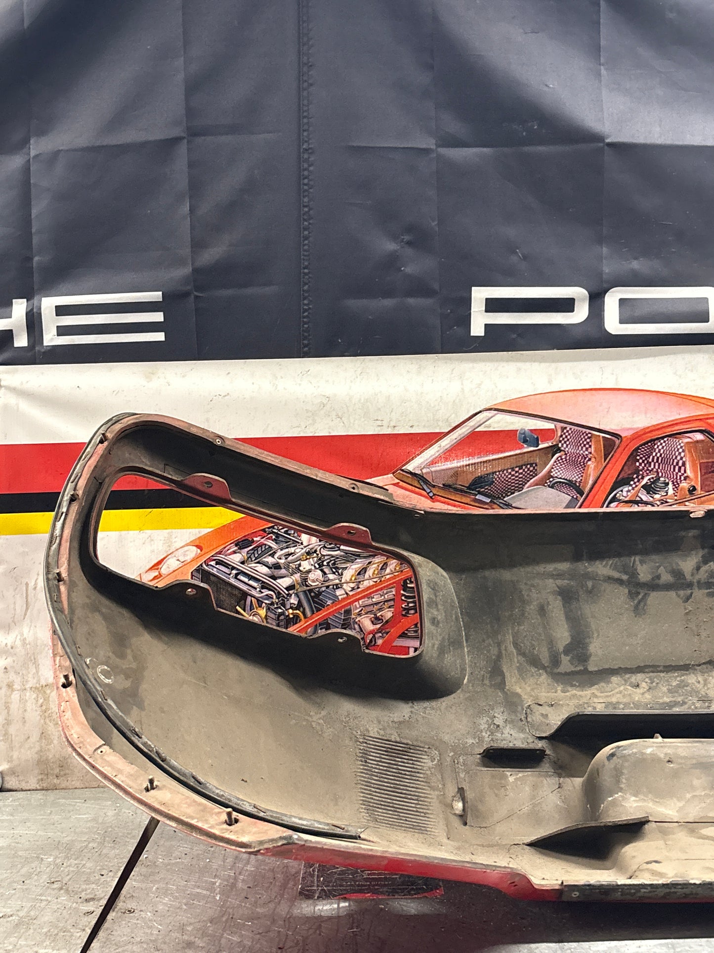 Porsche 928 rear bumper, used 928505023