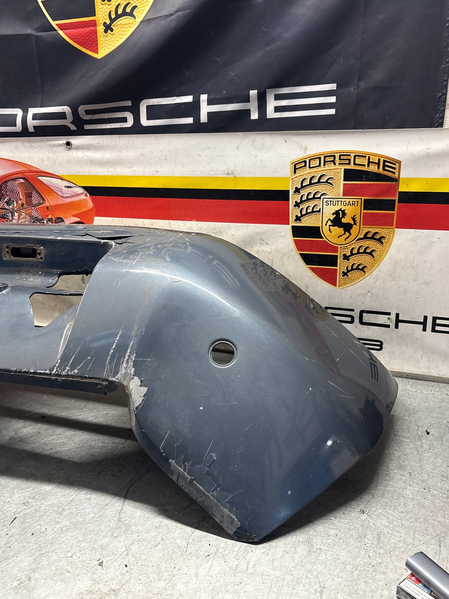 Porsche 928S rear bumper, used 928505023