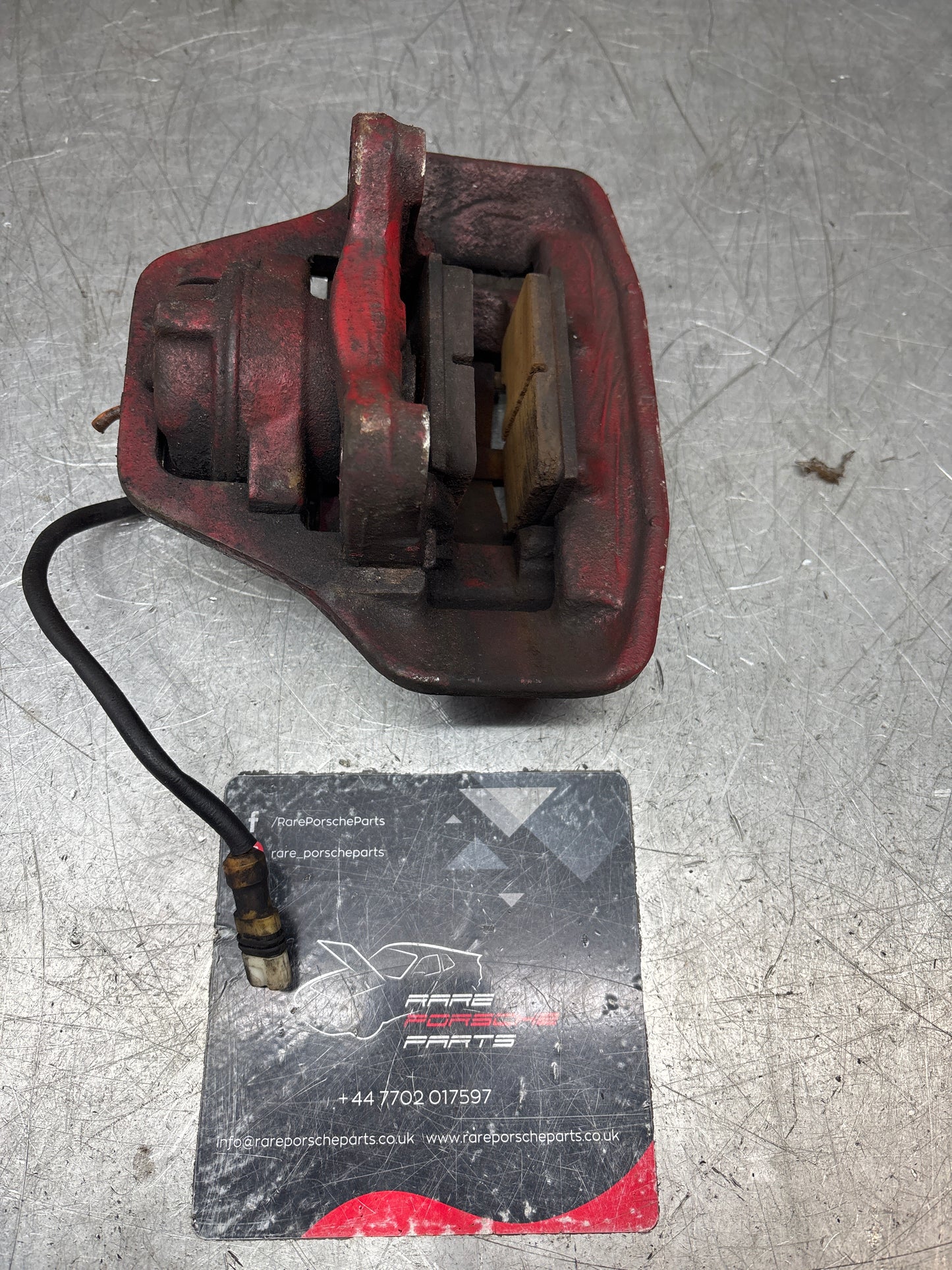 Porsche 924S 924 Turbo 944 Left, Rear N/S brake caliper, used, 944352900