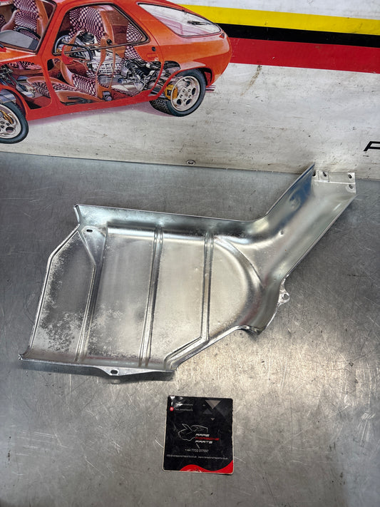 Porsche 928 S / S4 rear heat shield protection plate, refurbished 92850493204