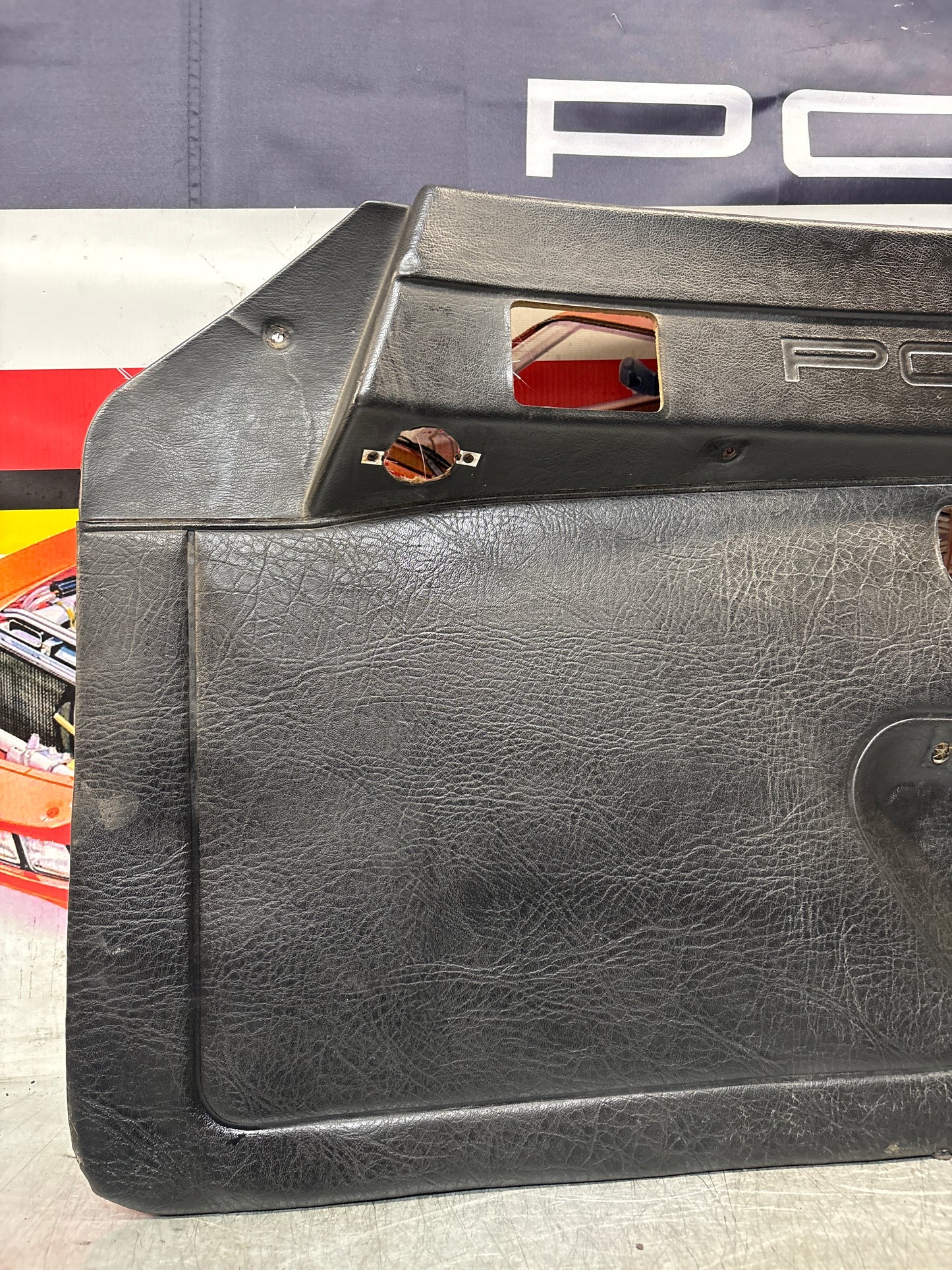 Porsche 924/944 early Porsche scripted door card used good condition right side, LHD, 477867012