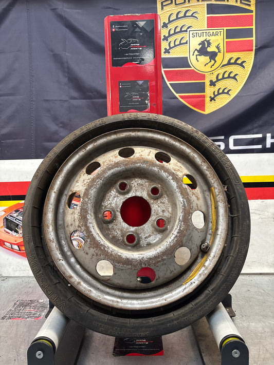 Porsche 928S/S4 spare wheel with tyre, used 92836101803
