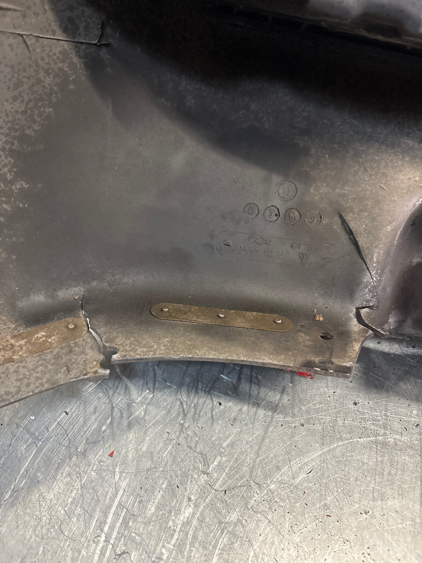 Porsche 928 S4/GTS front bumper, used 92850511320