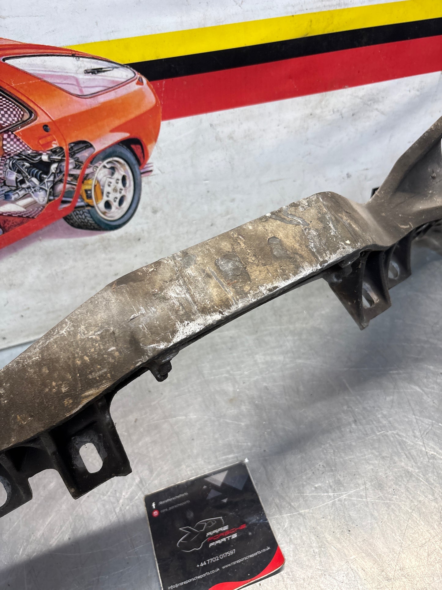 Porsche 928 rear gearbox subframe, used 92833113114