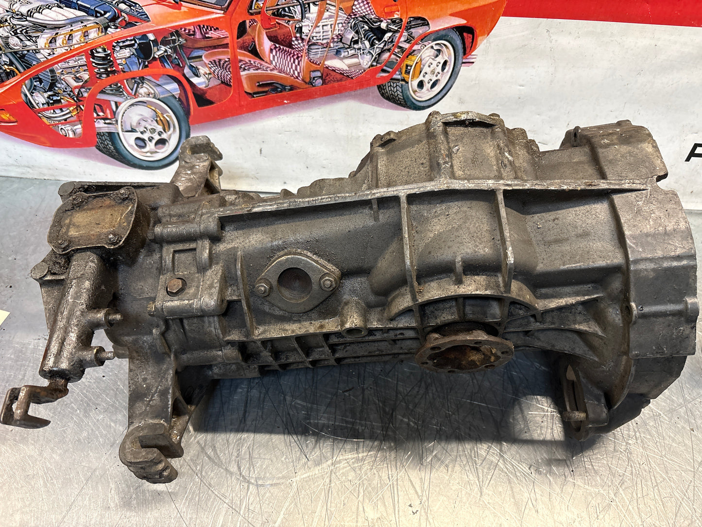 Porsche 914 transmission, used, for spares or repair unknown condition, HA0049742