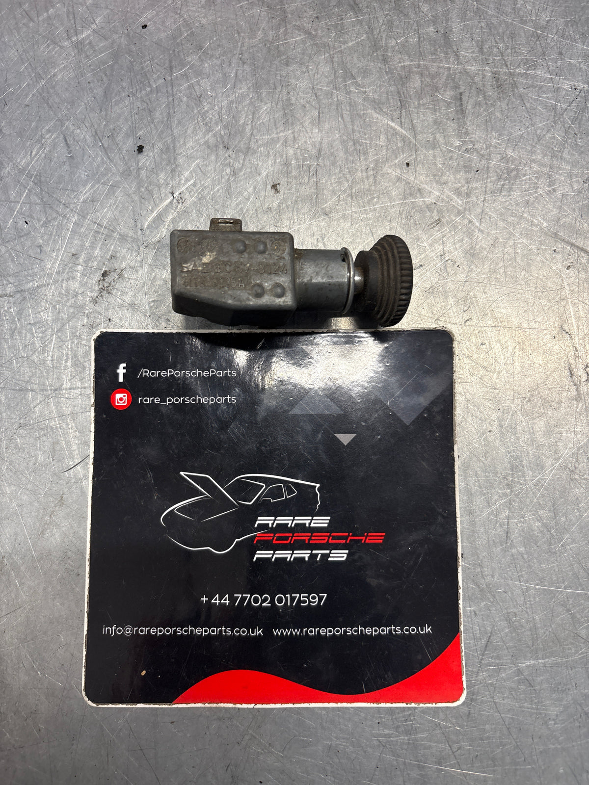 Porsche 914 hazard light switch, used, 411953235A