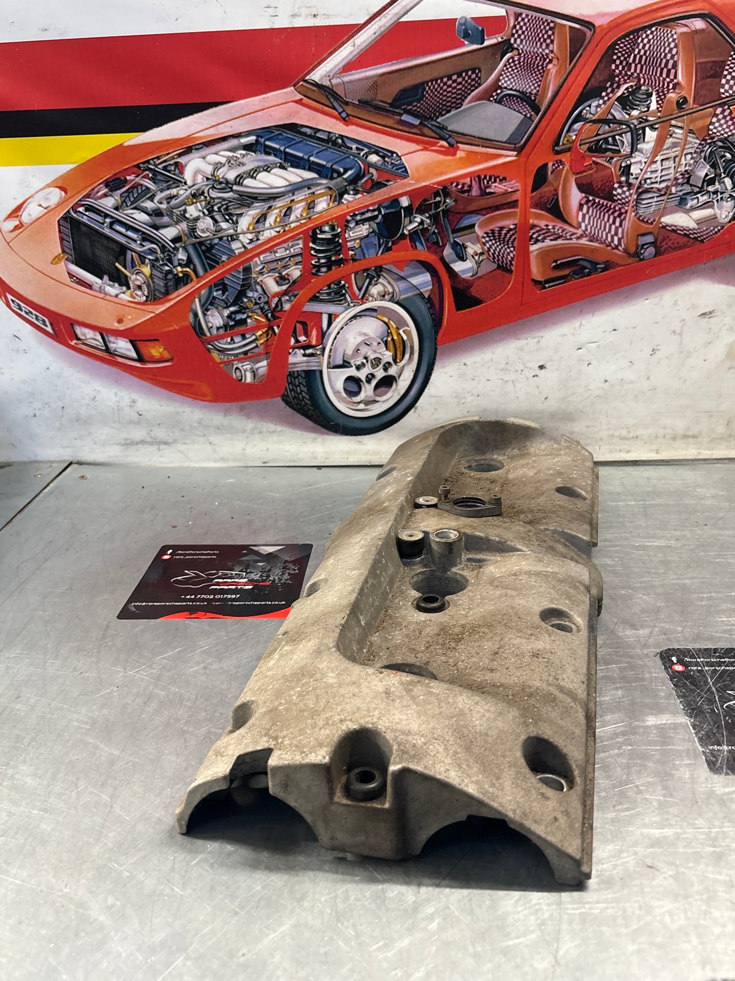 Porsche 968 cylinder head cover, used 94410446102