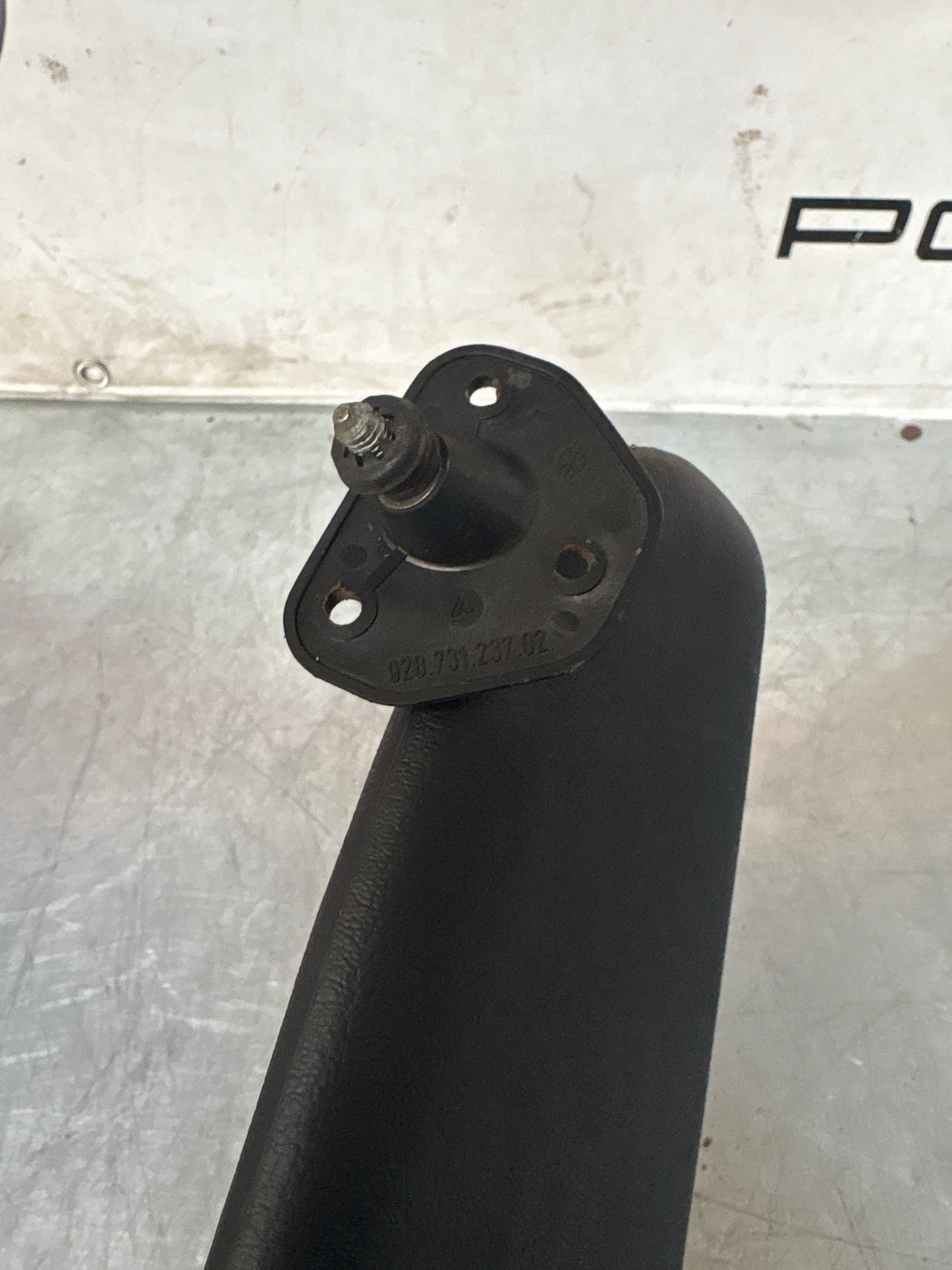 Porsche 928 Marine blue sun visor with mirror, used left 92873123702