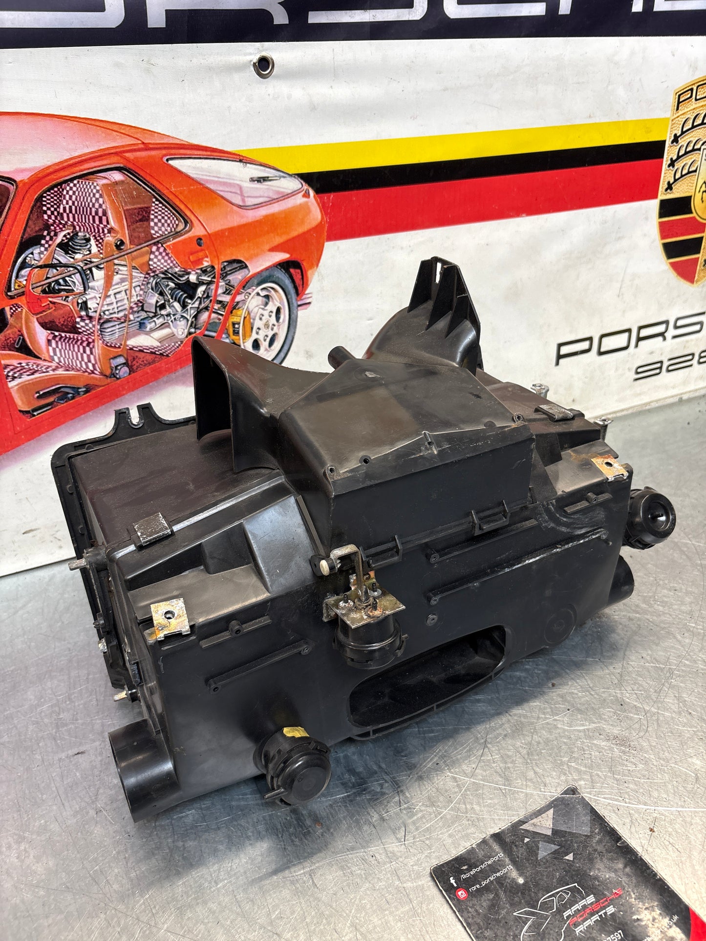 Porsche 928 heater box, LHD, 92857303604, used