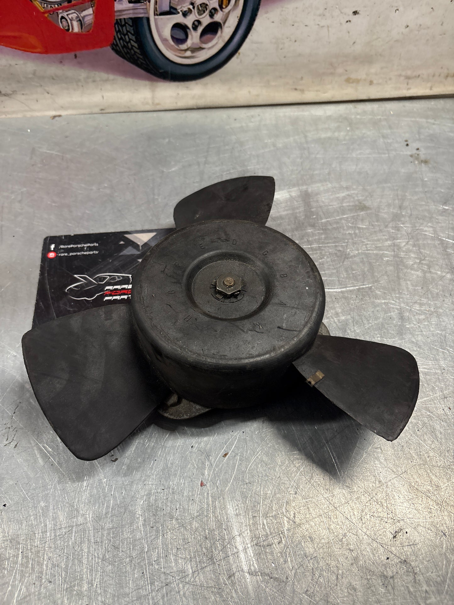 Porsche 924 944 early 3 blade cooling fan, used 94462402101 / 0130701212