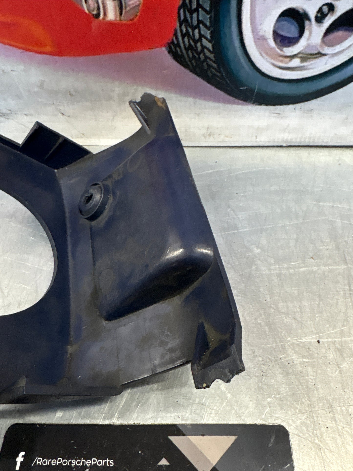 Porsche 928 Steering Column Cover dark blue 92855213503, for spares or repair