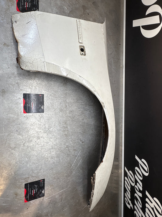 Porsche 944, early front right wing, in need of repair