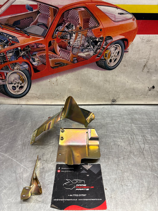 Porsche 968 / 944 S2 Oil cooler housing heat shield, used 94410705304