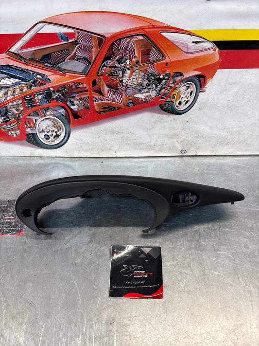 Porsche 911 996 dasboard cluster trim, used, black 99655205902