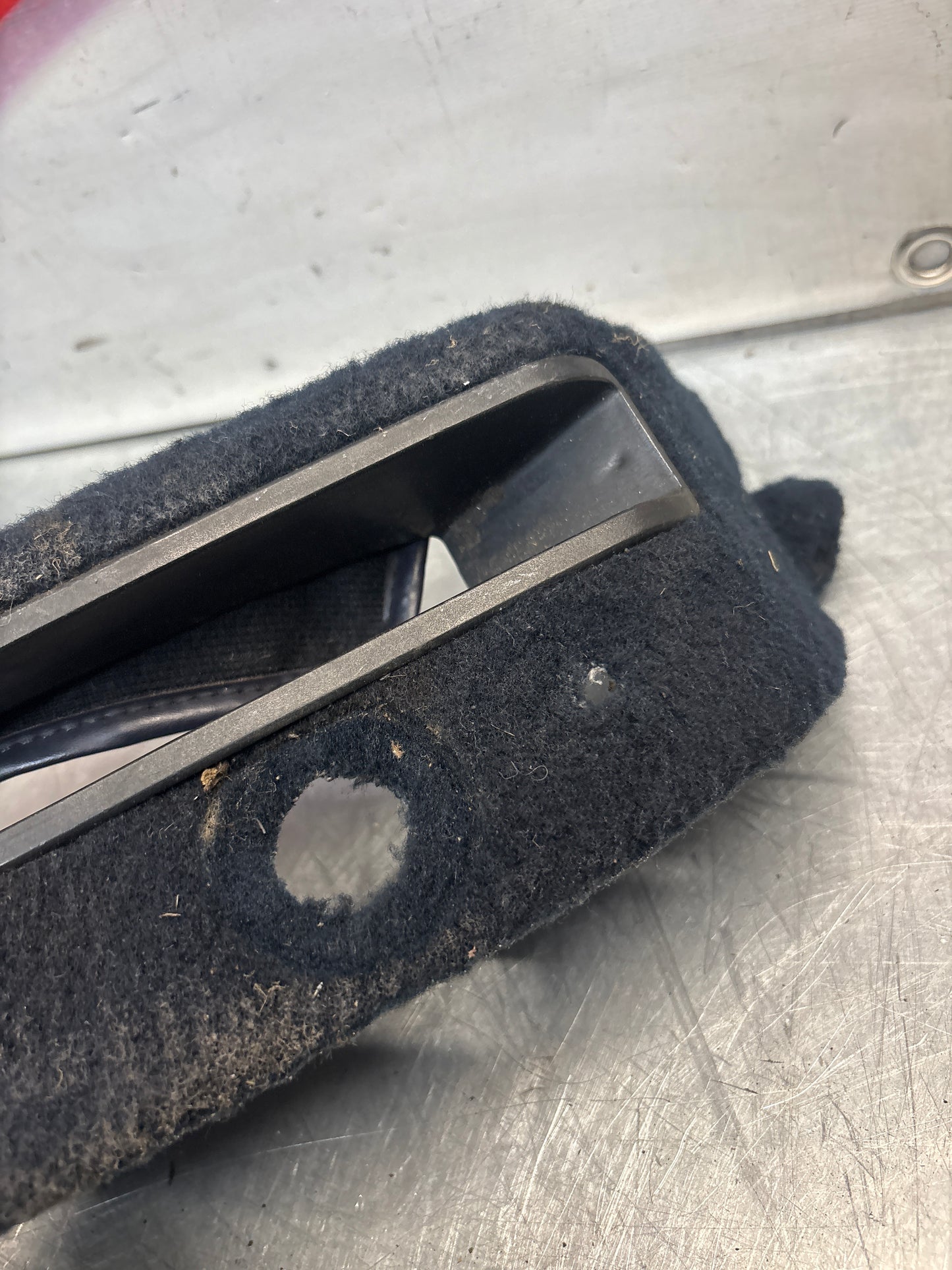 Porsche 928 handbrake sorround carpet, blue, used
